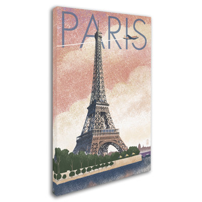 Publicité rétro sur toile Kadey «Travel 3»