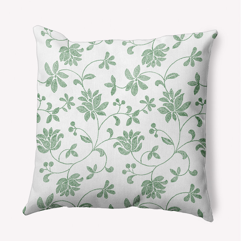  Housse et insert de coussin décoratif en polyester, 16 po x 16 po, Vert