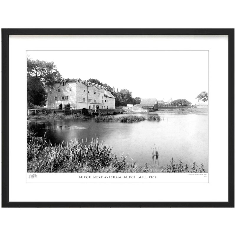 Burgh Next Aylsham, Burgh Mill 1902 by Francis Frith - Single Picture Frame Print, 28cm H x 36cm W x 2.3cm D