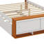 Lit plateforme double avec lit gigogne-427107570