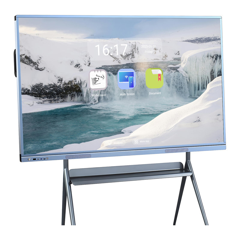 Tableau blanc interactif 65 pouces JYXCN Smart Board - écran tactile tout-en-un avec double système, partager sans effort des idées via le nuage, parfait pour l'innovation en classe, le remue-méninges au bureau