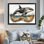 Harnish Canadian Whale On Coastal Collage I - baleine, art mural pour le salon