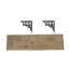 Stonesfield Mango Solid Wood Bracket Shelf