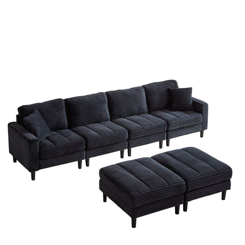 122.5-Inch Oversized U-Shaped Modular Sofa