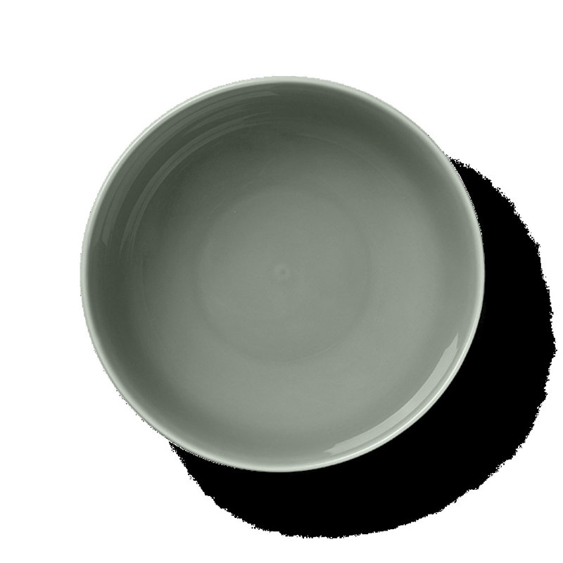 Rhombe Earth Porcelain Rice Bowl, Green