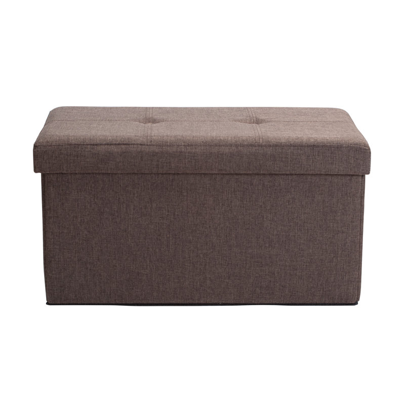 Besjana Upholstered Ottoman, Espresso