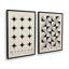 Ensemble de 2 impressions sur toile à motifs Bauhaus-970504907-970504886-947890437