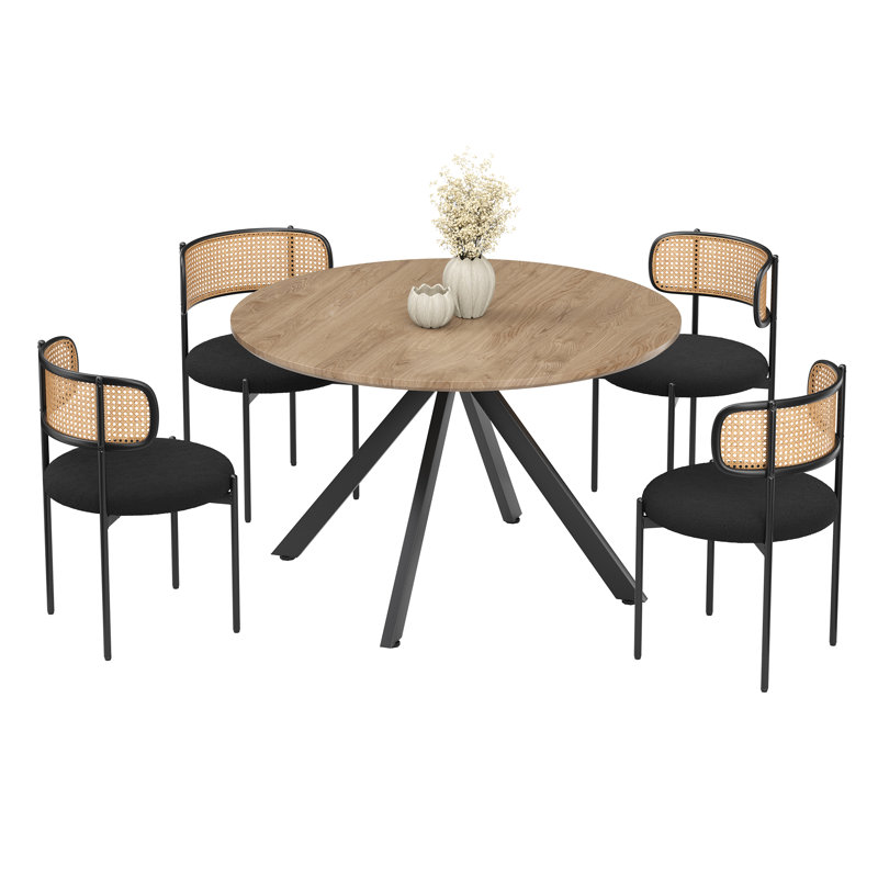 4 - Person Dining Set, Natural