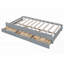 Lit plateforme simple en bois avec rangement - aucun sommier requis, support solide