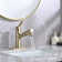 Console Single-handle Bathroom Faucet with Drain Assembly