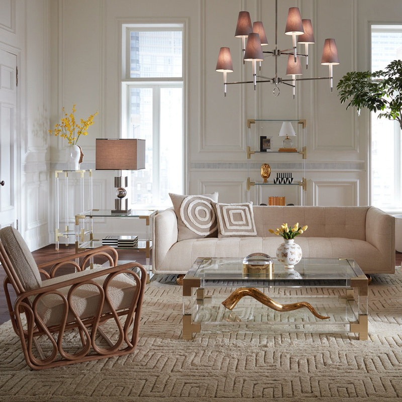 Riviera Lounge Chair, Natural