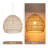 Nagle 1 - Light Natural Dome Pendant-676360799