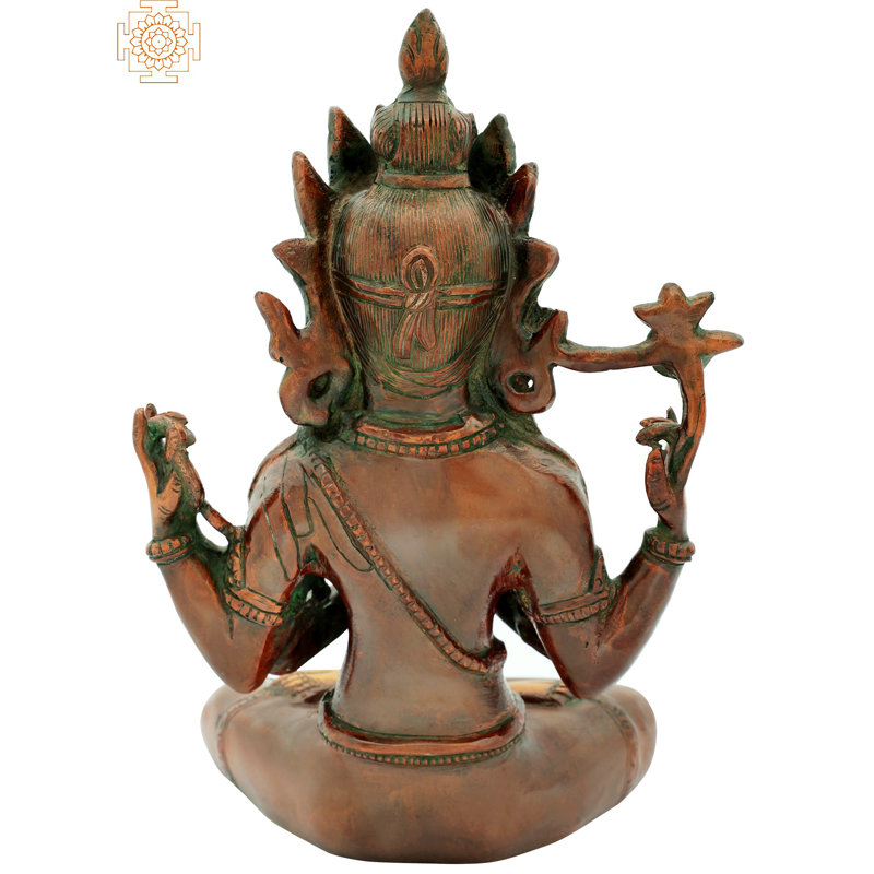 Divinité bouddhiste tibétaine Chenrezig (Shadakshari Lokeshvara)