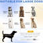 Housse confortable pour animal de compagnie, coussin amovible, construction - gris pour grands animaux de compagnie, mousse, housse, conception surélevée