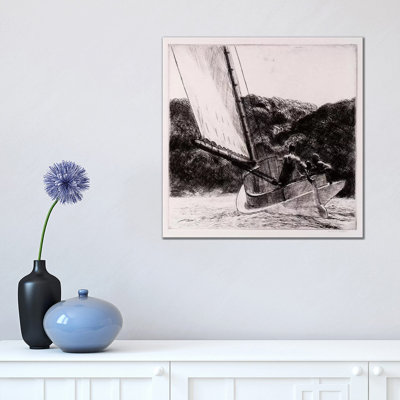 The Cat Boat by Edward Hopper - 1 Piece Wrapped Canvas Wall Art
