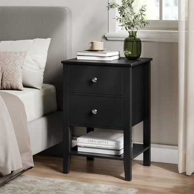 Annebeth 40cm W Bamboo / Rattan Bedside Table
