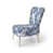 Cameo bleu Cobalo Cameo motif victorien