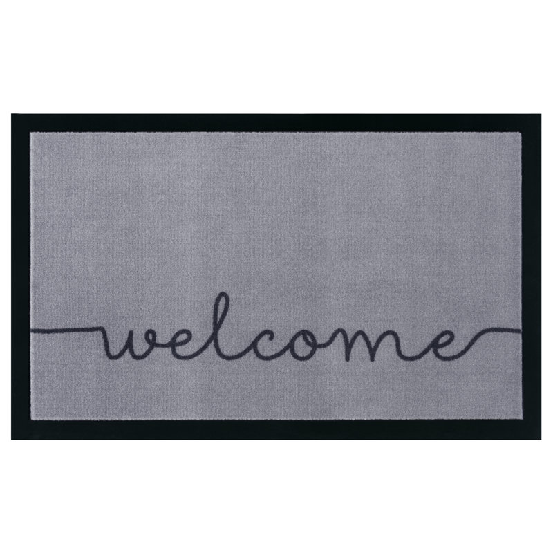 Cozy Welcome Doormat, Grey