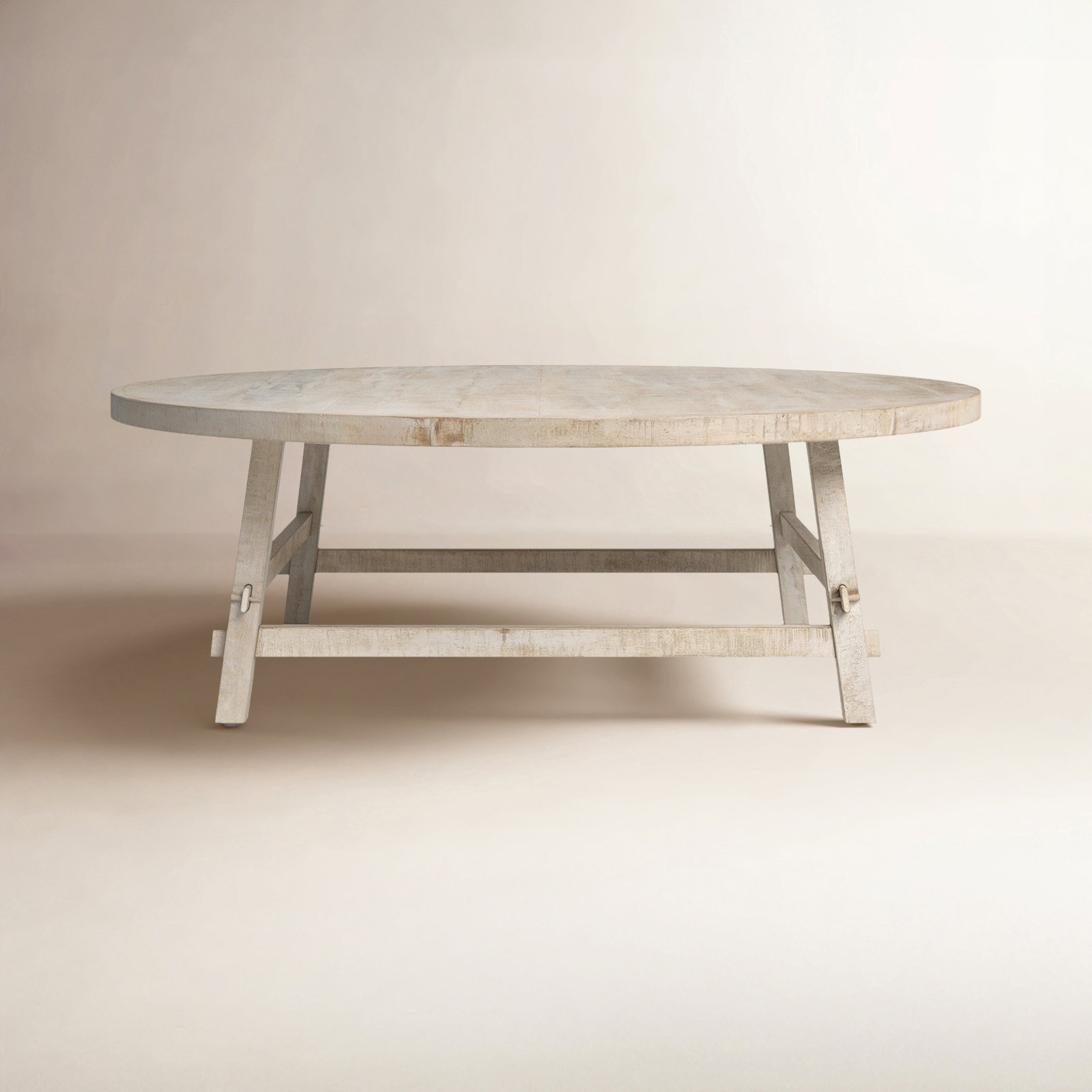 Loleta Solid Wood Single Coffee Table, 16" H x 48" L x 48" W, Blonde