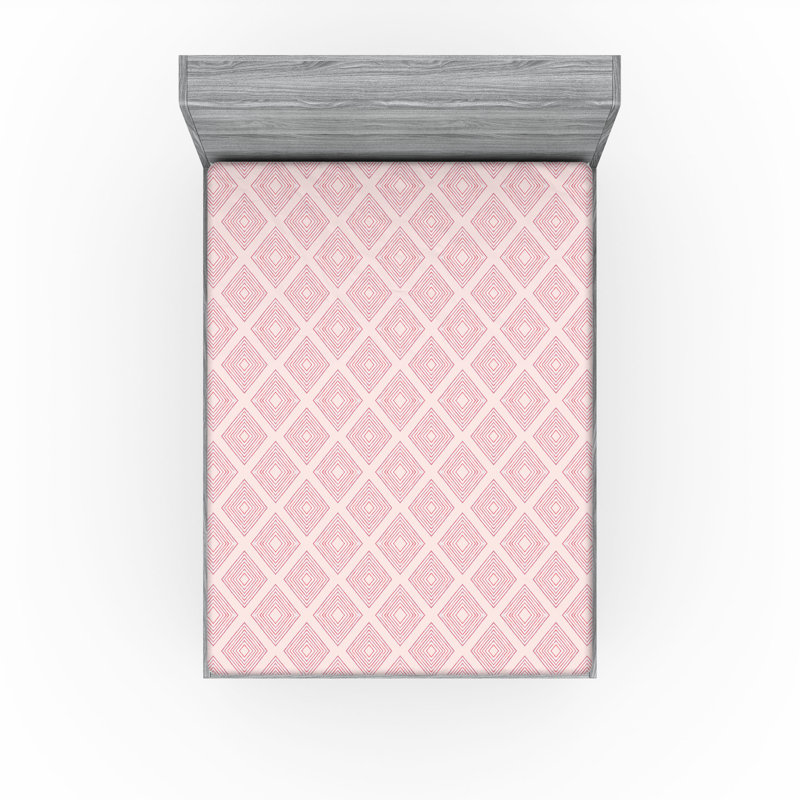 Drap-housse géométrique Ambesonne, Drap-housse grand