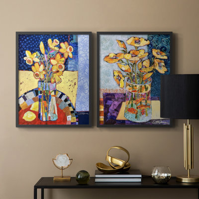 Papier Mache Arrangment III-Premium Framed Print -Ready to Hang - No Nails Required - No Nails Required
