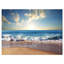 Sunrise Sea Sunset beach, art mural sur toile côtière, reproduction d'art sur la plage-377589849-377589854