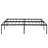Heavy Duty Queen Size Black Metal Bed Frame, Fast And Easy Assembly, Quiet Stable Function, 1000 - Pound Static Load, Strong Steel Slats For Mattress, Under Storage Tidy Rooms, Leg Holes Attachments-114354666
