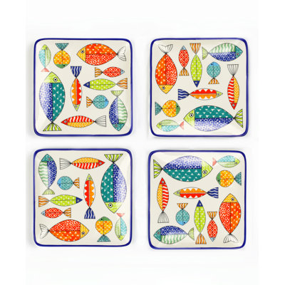 Fresh Catch Canape Plates Set