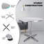 Table basse avec housse noire