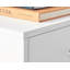 Blodwyn Wood Bedside Table 2 Drawers Metal Handles - Modern Design-64475409