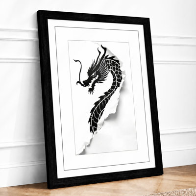 Inked Dragon Japandi - Print