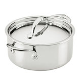 Probond® Luxe 4-quart Polished Professional Clad Stainless Steel Soup Pot With Lid