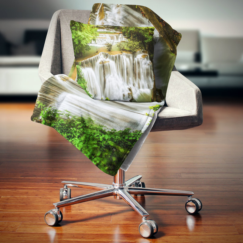 Coussin Green Huymea Kamin Waterfall