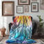 Vitrail artistique - couverture sherpa de qualité supérieure 1 pièce-100679063