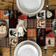 Chemin de table 210 g / m² Halloween 13 x 72 pouces | Décoration de table de salle à manger de cuisine de chat noir-133229863