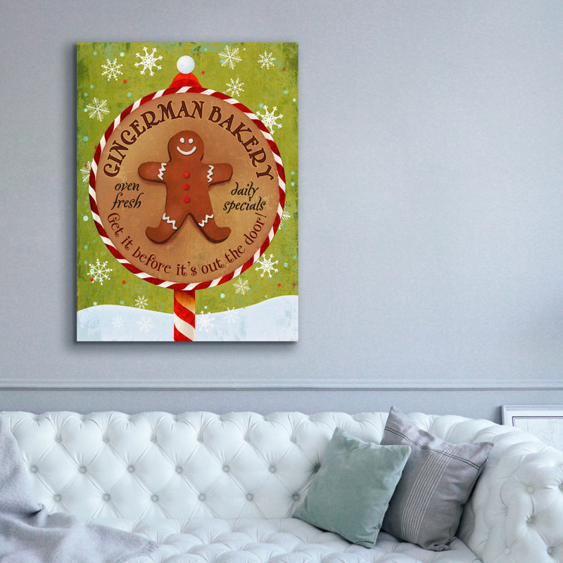 Epic Graffiti 'Gingerman Bakery'  by Art Licensing Studio Canvas Wall Art, 40" x 54"