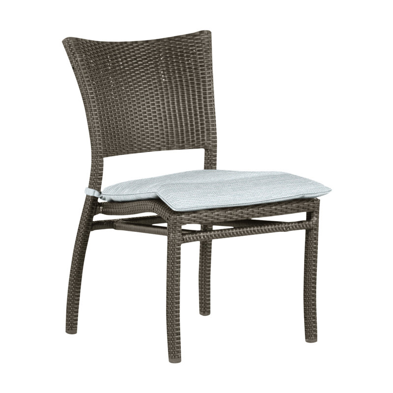 Chaise d'appoint d'extérieur Skye N-Dura, Welt, Gris ardoise, Papier ciel
