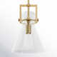 Coterie Single Light Glass Dimmable Pendant