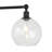 Dardan 60.6'' Black Task Floor Lamp