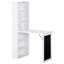 Armoire de bureau murale pliable avec tableau noir et tablette latérale HOMcom-2066813985