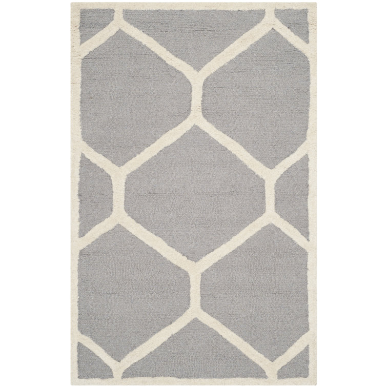 Deedgra Hand Tufted Wool Geometric Rug