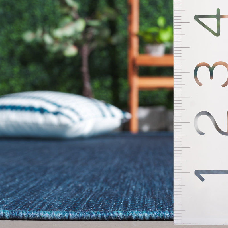 Emestina Performance Performance Solid Color Rug, Rectangle 8' x 10'