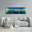 «Seychelles - Peaceful Mahe» par Epic Portfolio, art mural en verre acrylique, ensemble de 3 pièces-101626979