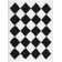 Axlan Contemporary Diiamond Geometric Black and White Area Rug