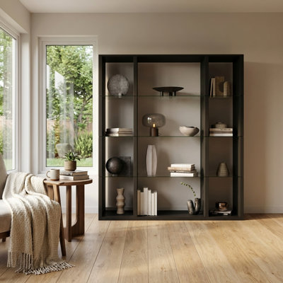 Catino 59.1" Bookcase with Matte Finish