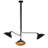3-Light Shaded Classic / Traditional Chandelier
