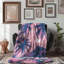 Jeté Coral Pink Tropics - 1 pièce Sherpa-1510543250