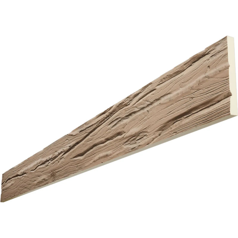 Planche en faux bois Riverwood Endurathane, Gruau, H 4 po x l 72 po x P 1 po