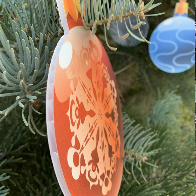 Outdoor hanging christmas ornaments set of 14 the holiday aisle clearance