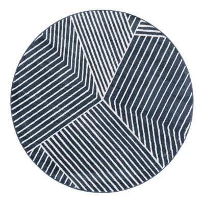 Latitude Run® Orkla Nikolis Rug Blue